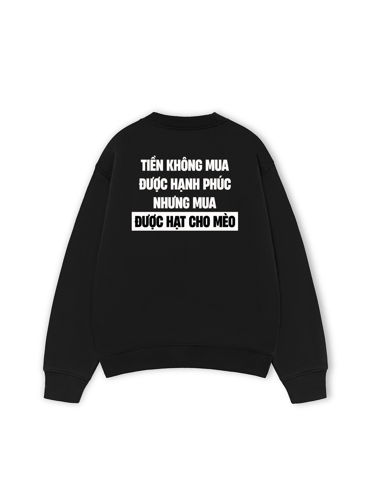 Áo Sweater Nỉ Hai Da Tiền Mua Được Hạt Cho Mèo