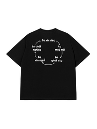 Áo Thun Relaxed Fit Tự Xin Việc Tự Mệt Mỏi