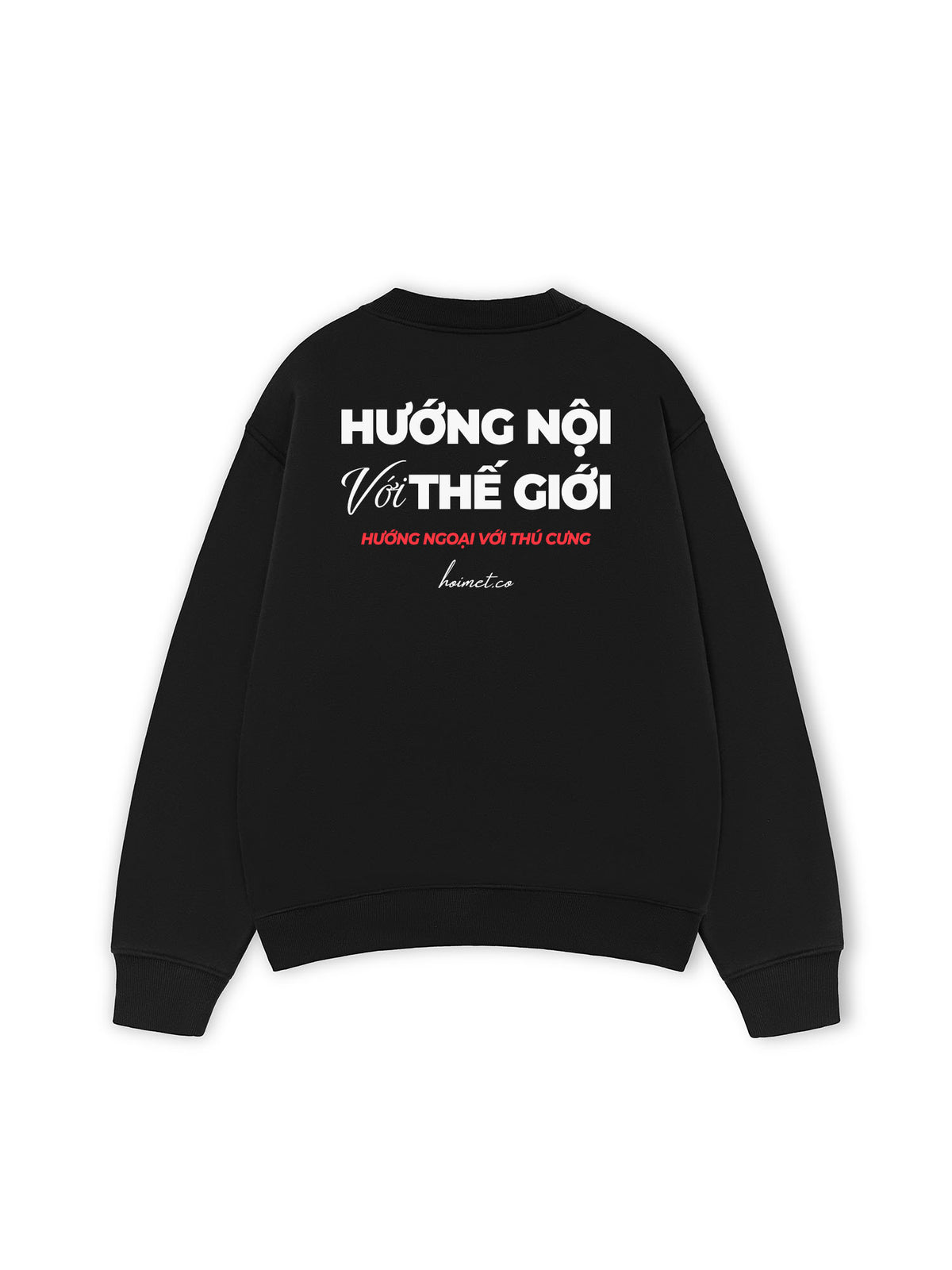 Áo Sweater Nỉ Hai Da Hướng Ngoại Với Thú Cưng