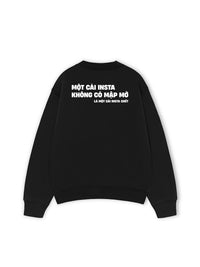 Áo Sweater Nỉ Hai Da Insta Không Có Mập Mờ