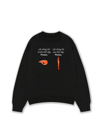 Áo Sweater Nỉ Hai Da Tôm Pilates
