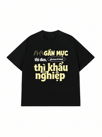 Áo Thun Relaxed Fit Gần Mực Thì Đen