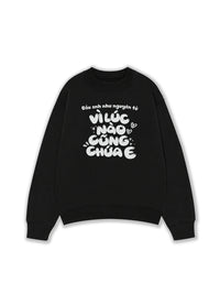 Áo Sweater Nỉ Hai Da Đầu Anh Như Nguyên Tử