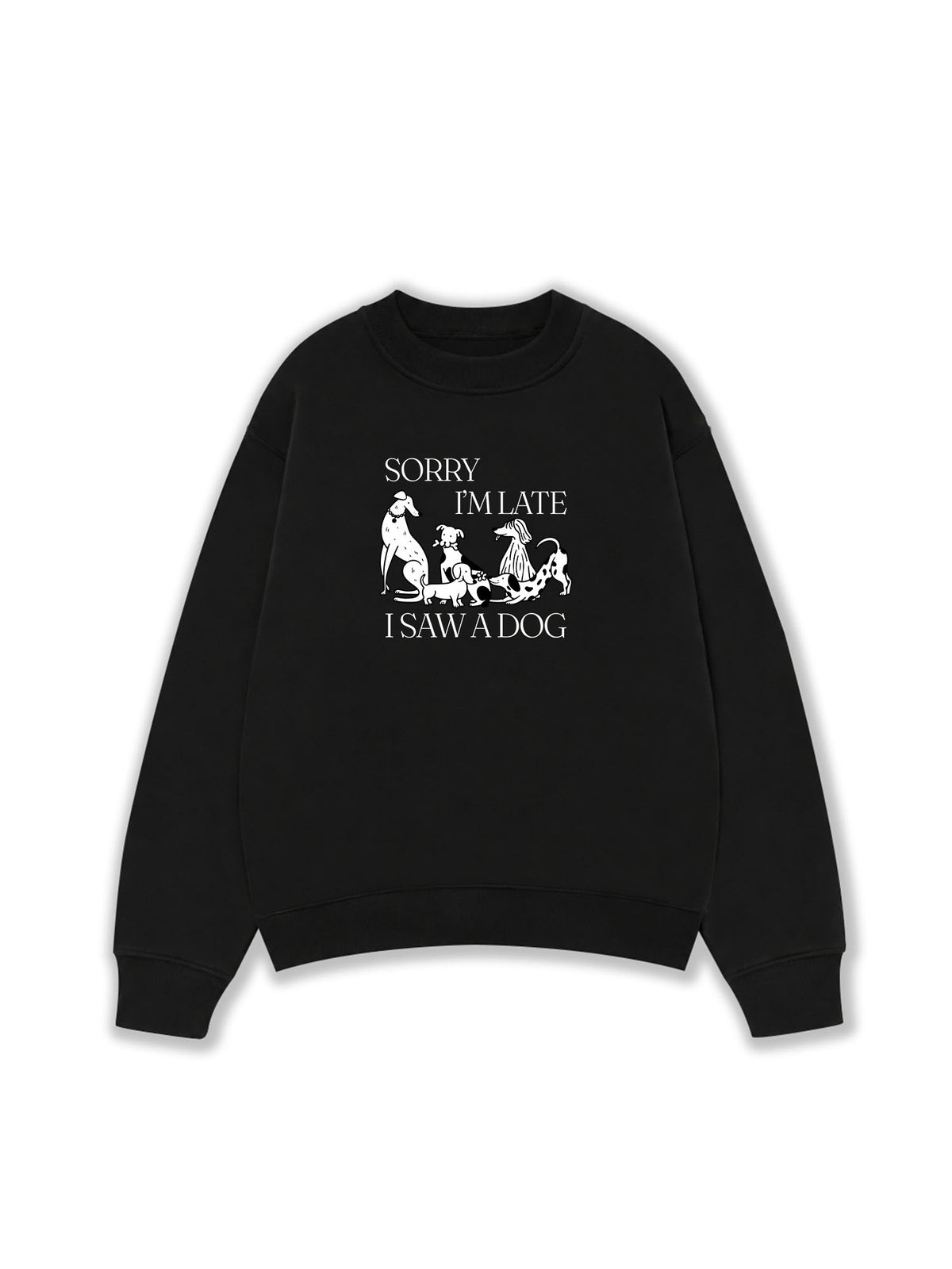 Áo Sweater Nỉ Hai Da I Saw A Dog