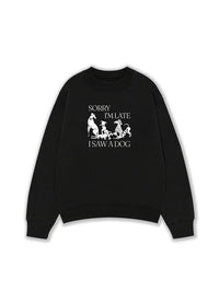 Áo Sweater Nỉ Hai Da I Saw A Dog