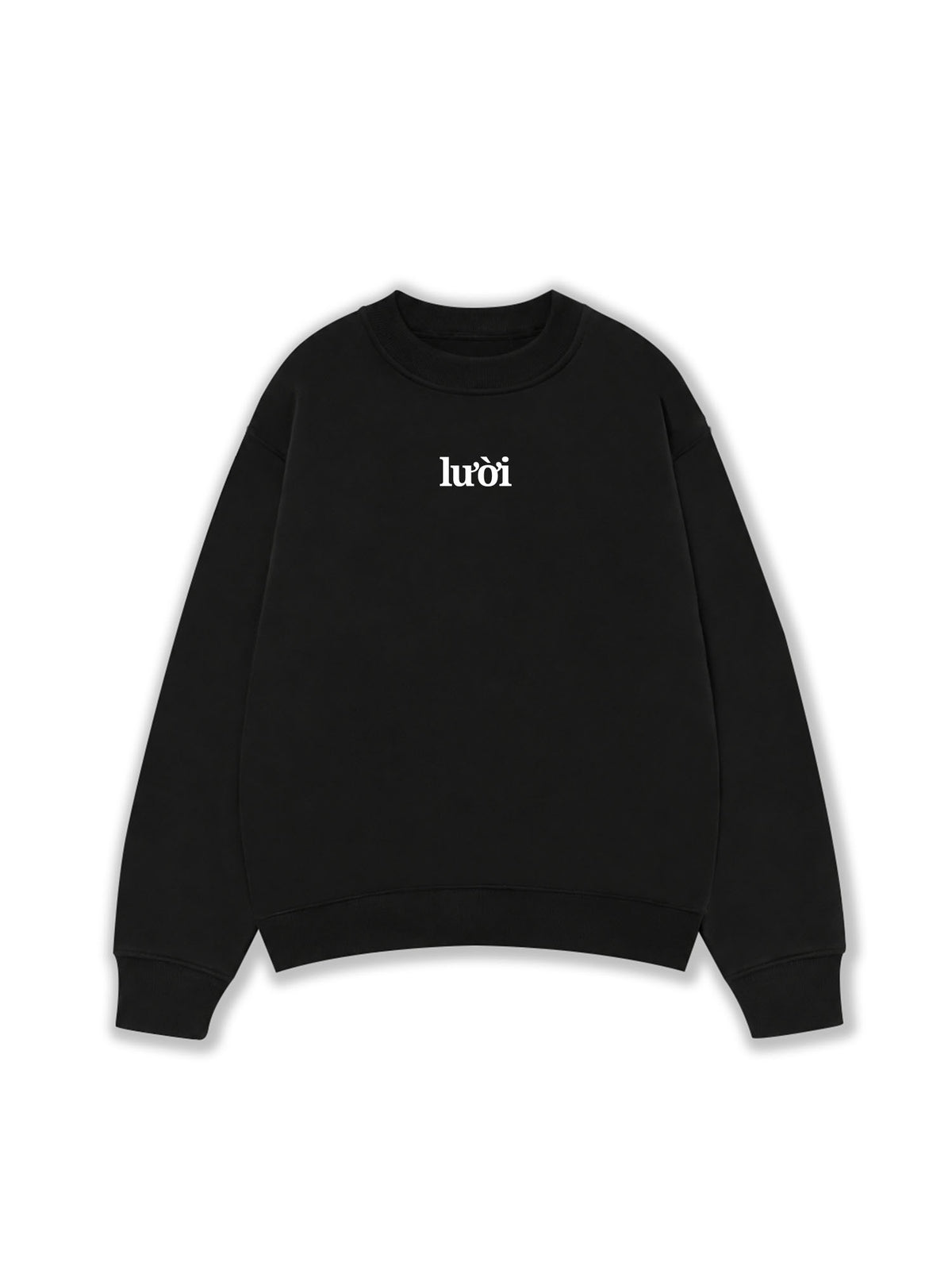Áo Sweater Nỉ Hai Da Lười