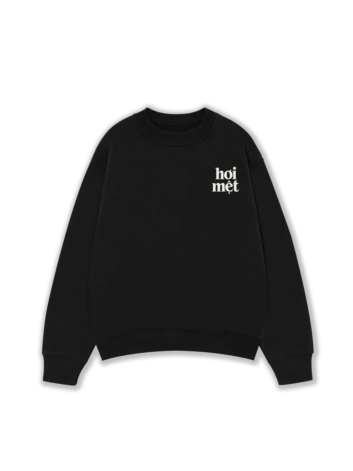 Áo Sweater Nỉ Hai Da Monday Pilates & Matcha