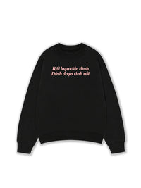 Áo Sweater Nỉ Hai Da Rối Loạn Tiền Đình