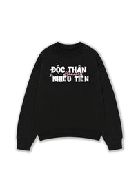 Áo Sweater Nỉ Hai Da Manifest Độc Thân Và Nhiều Tiền