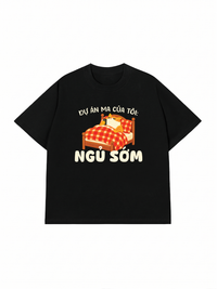 Áo Thun Relaxed Fit Dự Án Ma Của Tôi Ngủ Sớm