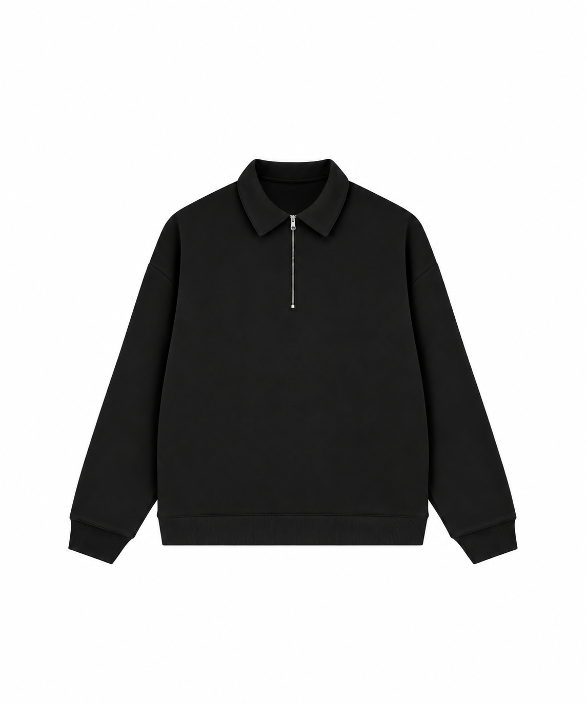 Áo Sweater Polo Nỉ Hai Da Hơi Mệt Basic