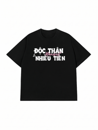 Áo Thun Relaxed Fit Manifest Độc Thân Và Nhiều Tiền