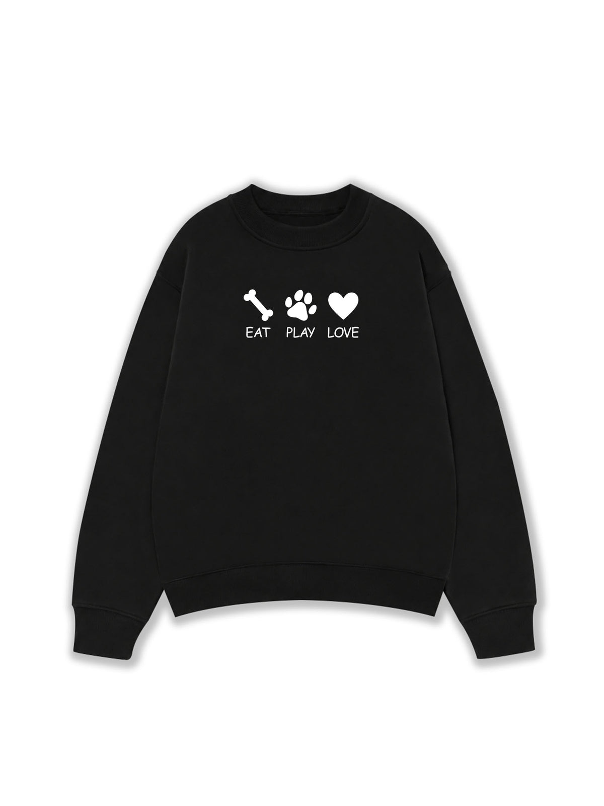 Áo Sweater Nỉ Hai Da Eat Play Love