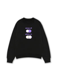 Áo Sweater Nỉ Hai Da Stress Off