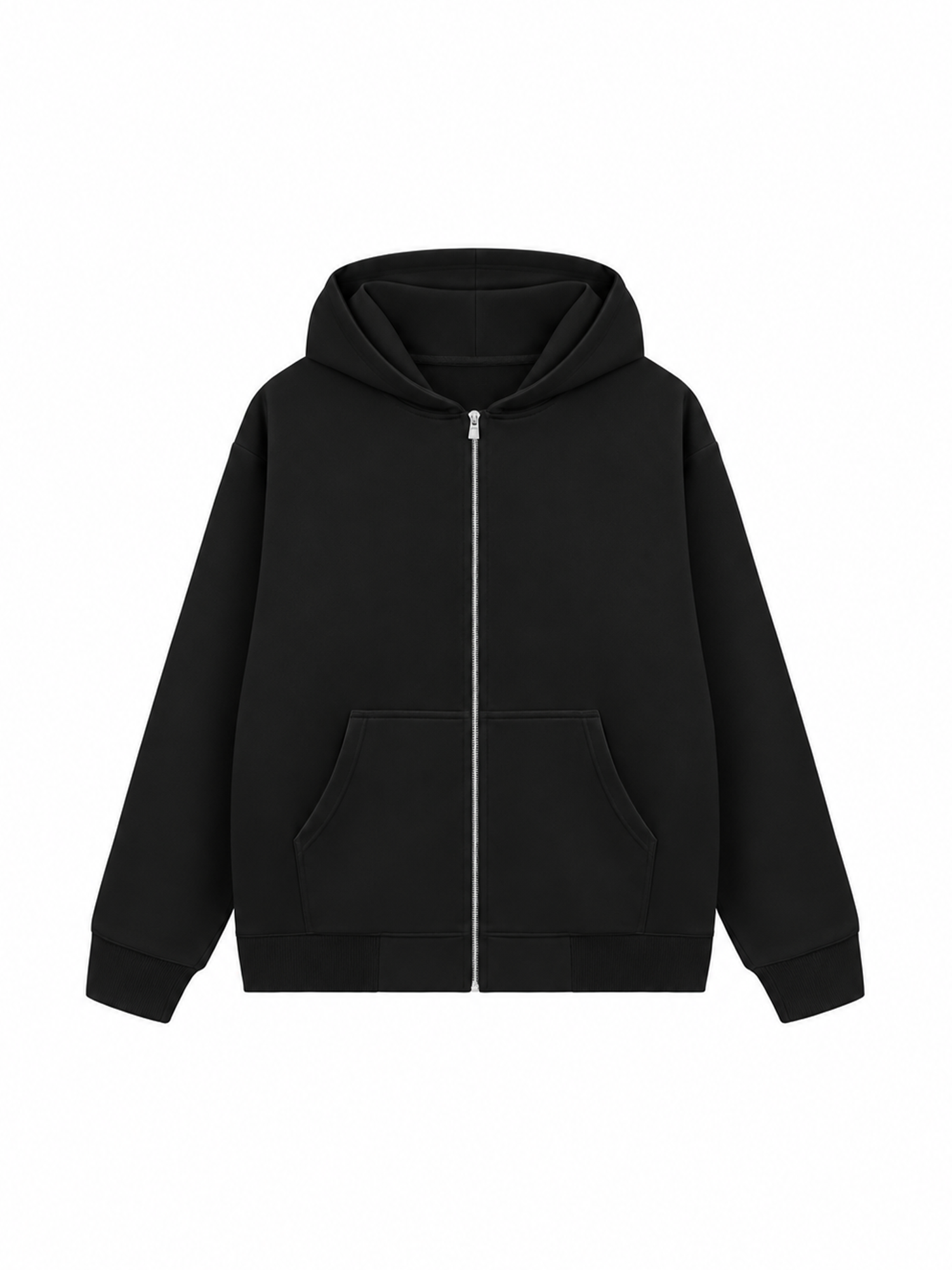 Áo Hoodie Zip Nỉ Hai Da Hơi Mệt Basic