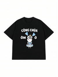 Áo Thun Relaxed Fit Công Chúa Ỡm Ờ