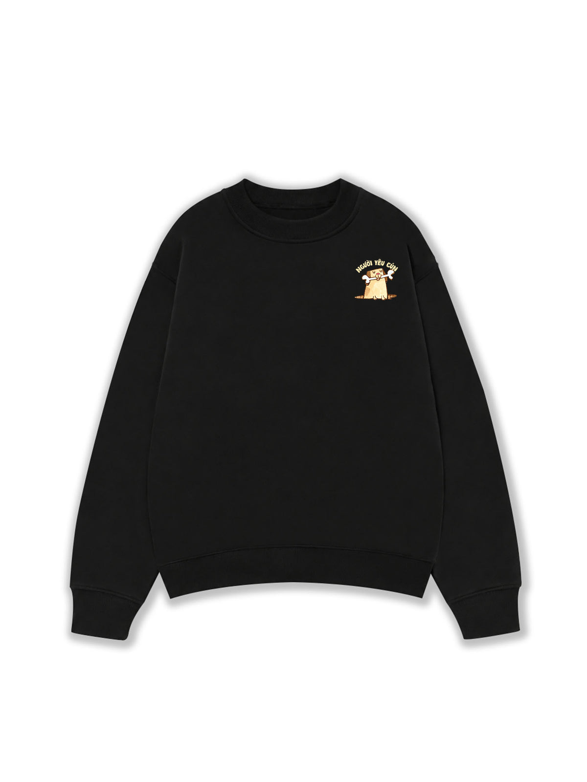 Áo Sweater Nỉ Hai Da Người Yêu Cún