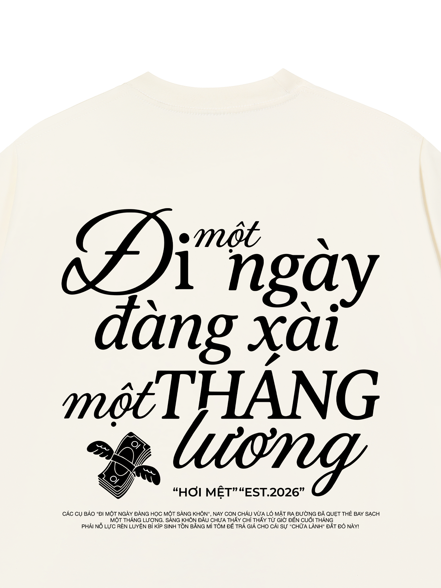 Áo Thun Relaxed Fit Đi 1 Ngày Đàng Xài 1 Tháng Lương