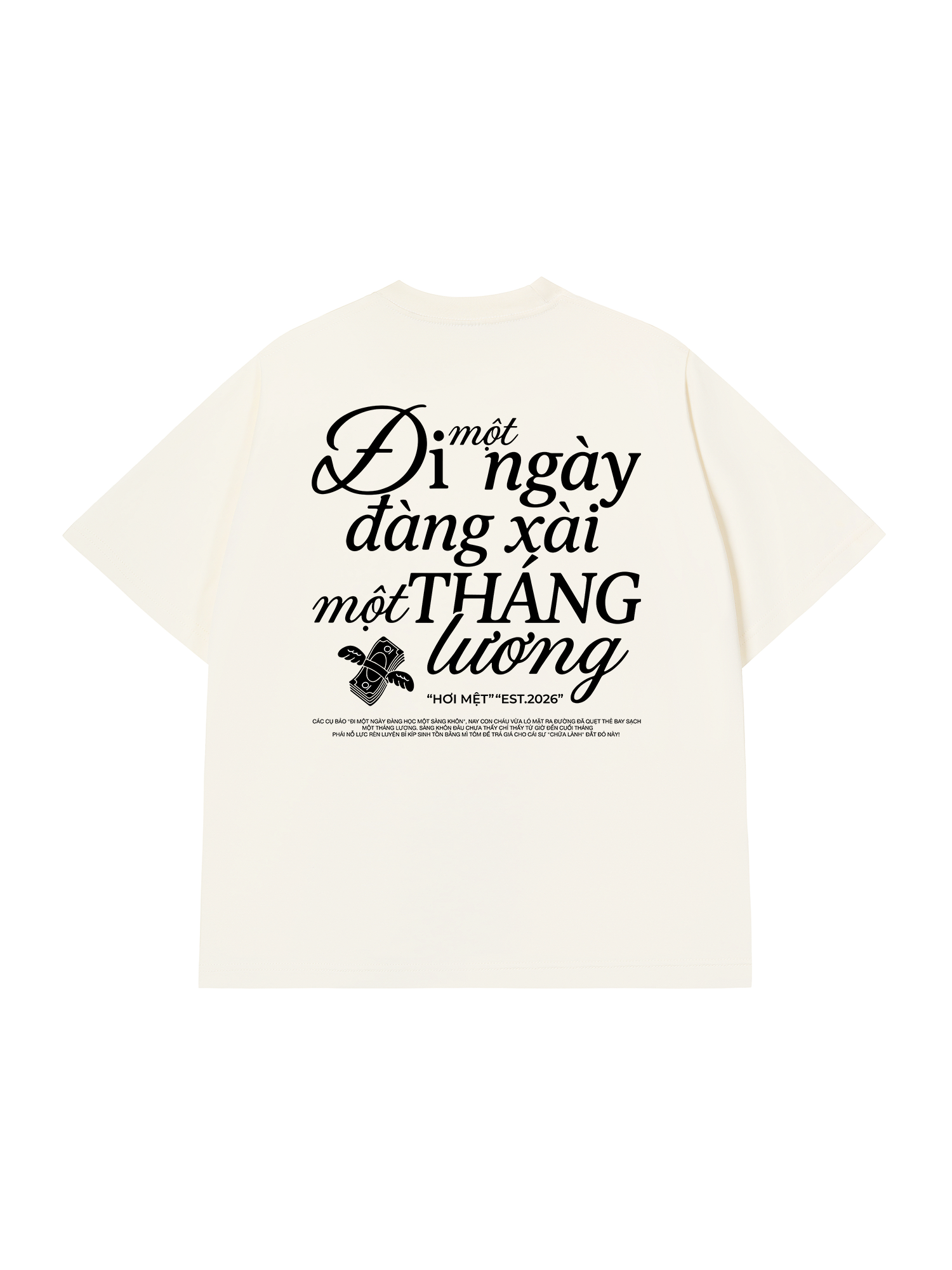 Áo Thun Relaxed Fit Đi 1 Ngày Đàng Xài 1 Tháng Lương