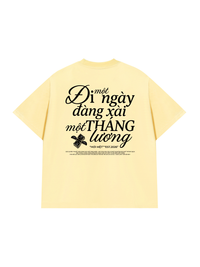 Áo Thun Relaxed Fit Đi 1 Ngày Đàng Xài 1 Tháng Lương