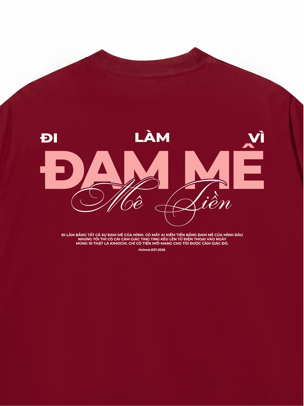 Áo Thun Relaxed Fit Đi Làm Vì Đam Mê