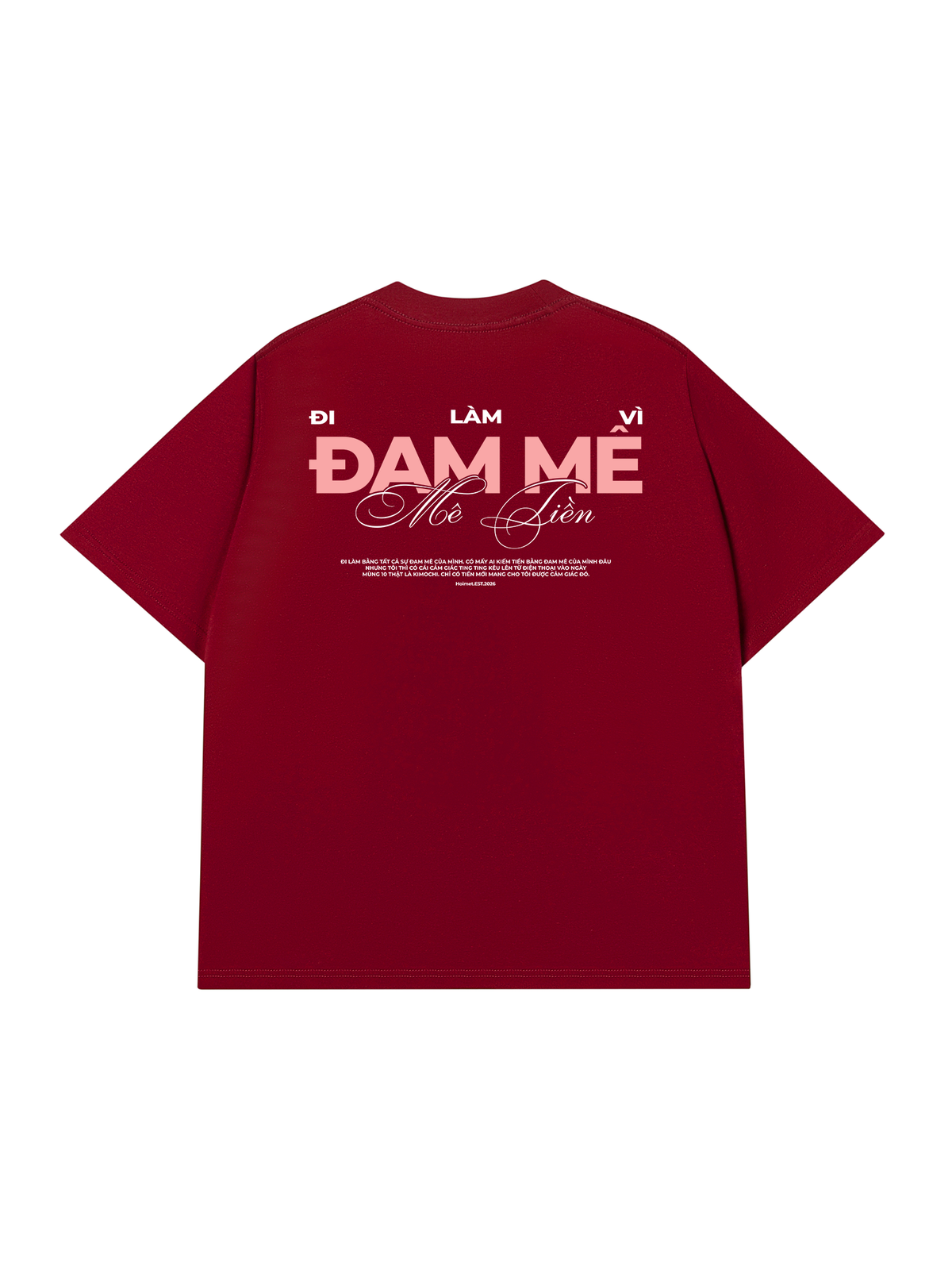 Áo Thun Relaxed Fit Đi Làm Vì Đam Mê