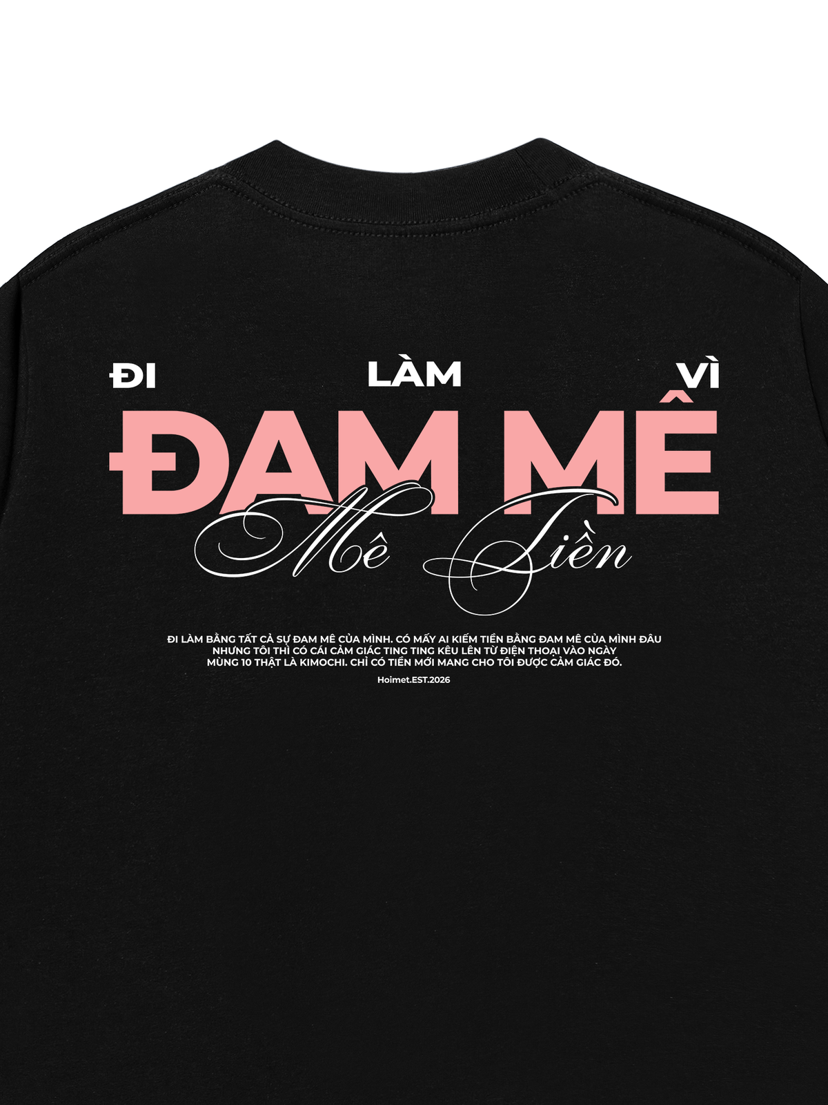 Áo Thun Relaxed Fit Đi Làm Vì Đam Mê