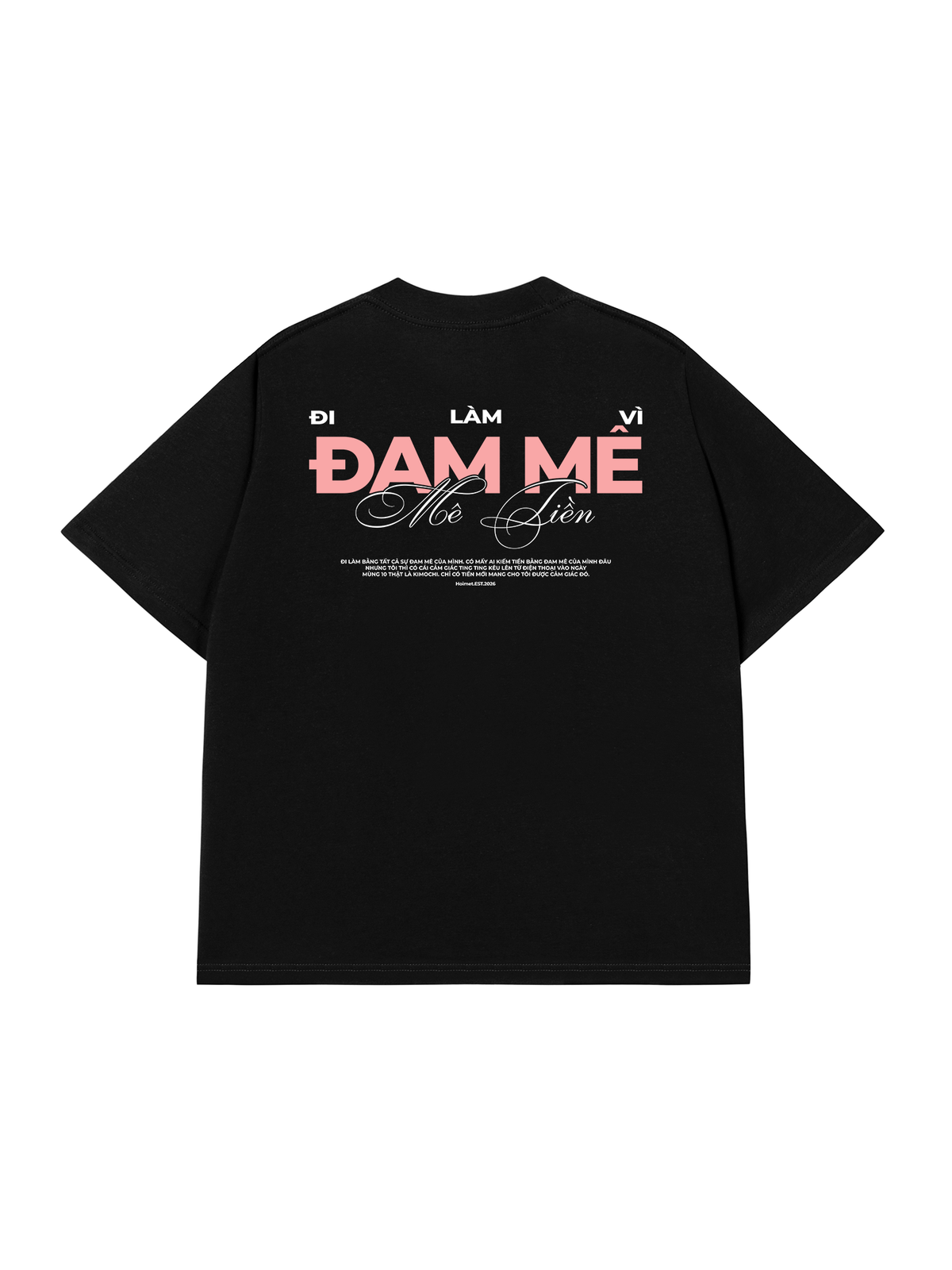 Áo Thun Relaxed Fit Đi Làm Vì Đam Mê