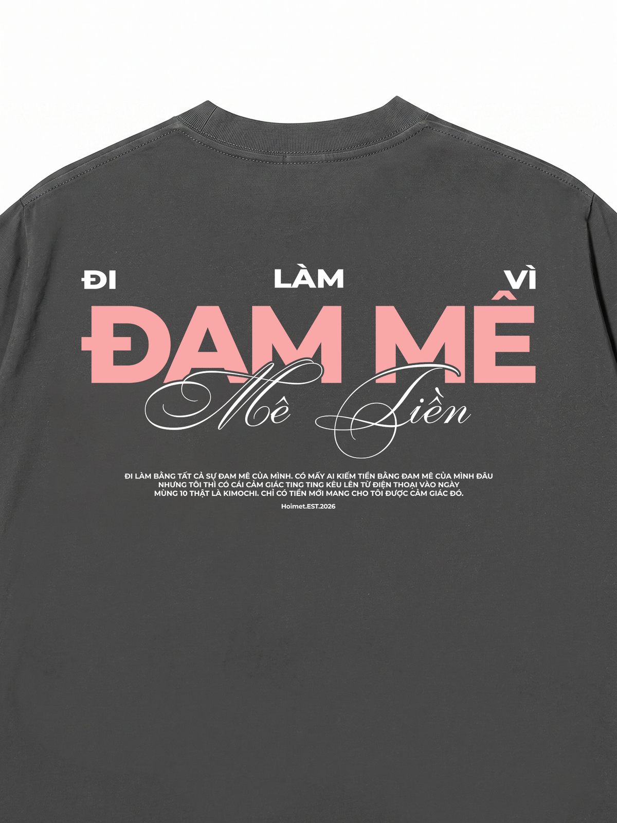 Áo Thun Relaxed Fit Đi Làm Vì Đam Mê