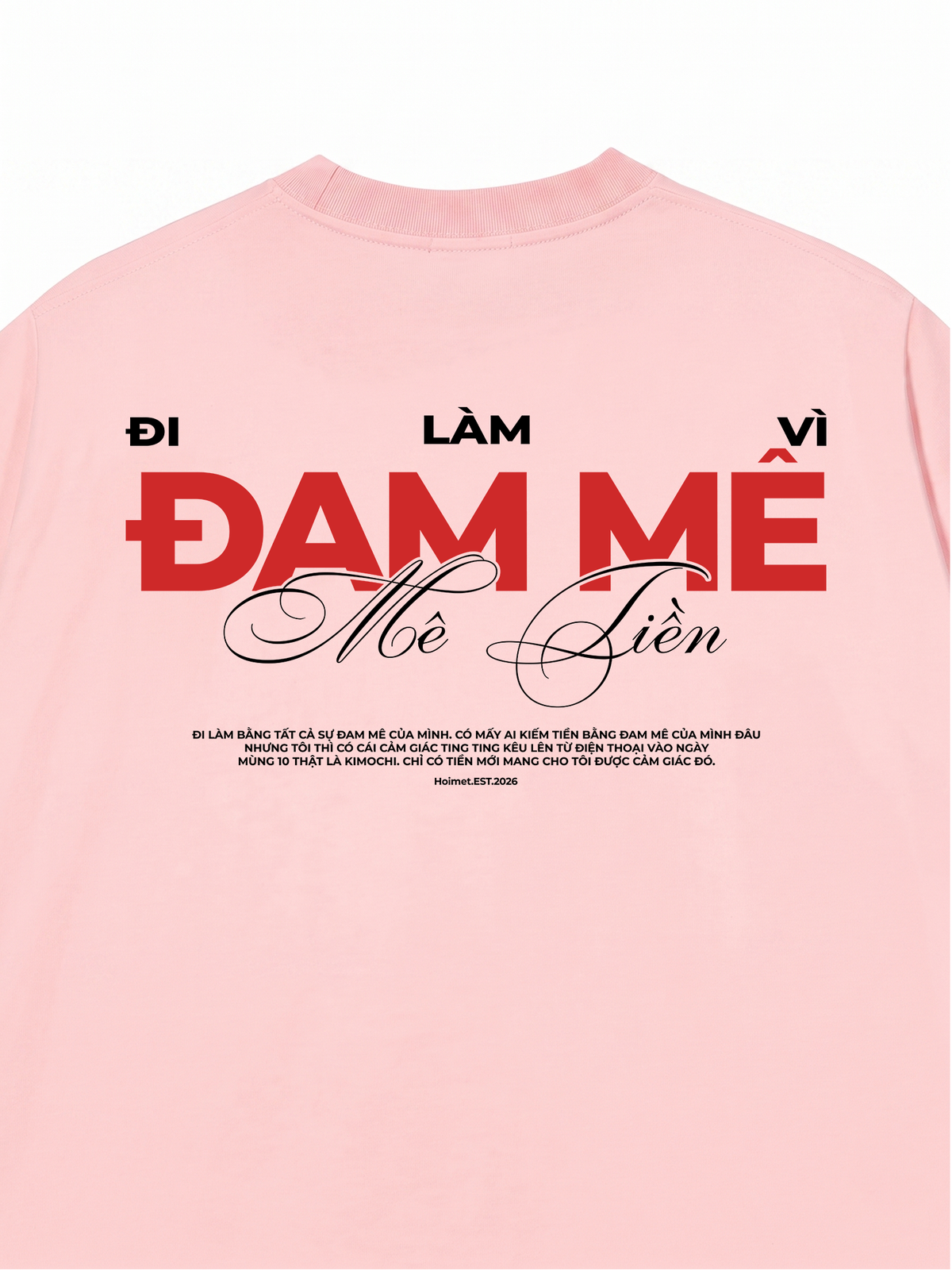 Áo Thun Relaxed Fit Đi Làm Vì Đam Mê