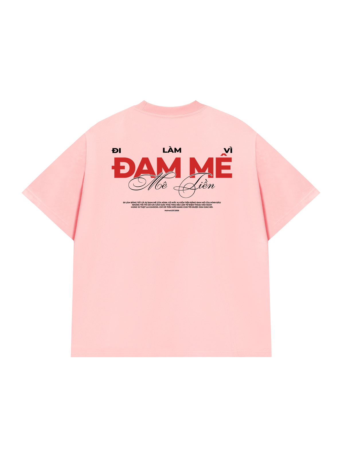 Áo Thun Relaxed Fit Đi Làm Vì Đam Mê