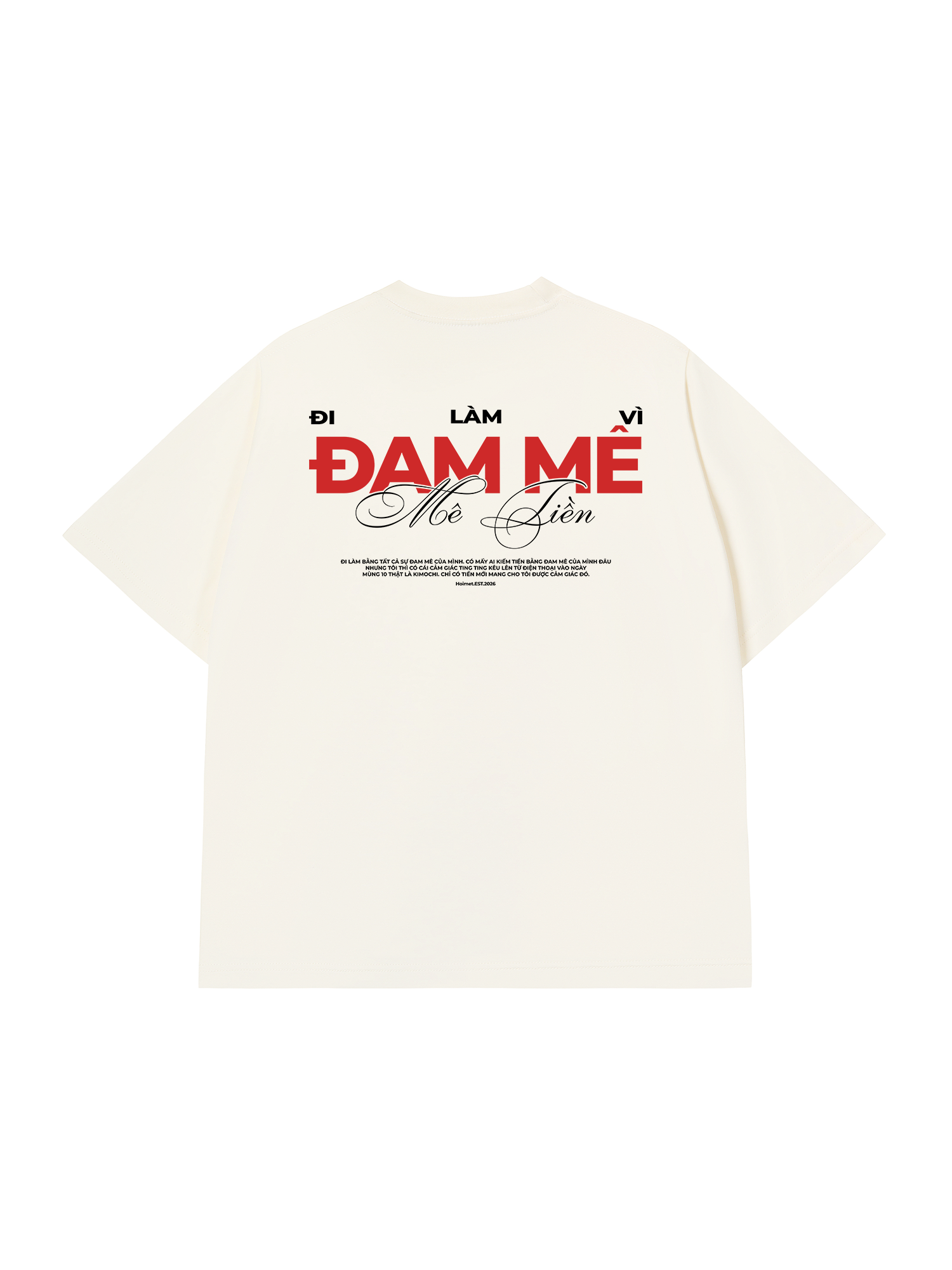 Áo Thun Relaxed Fit Đi Làm Vì Đam Mê