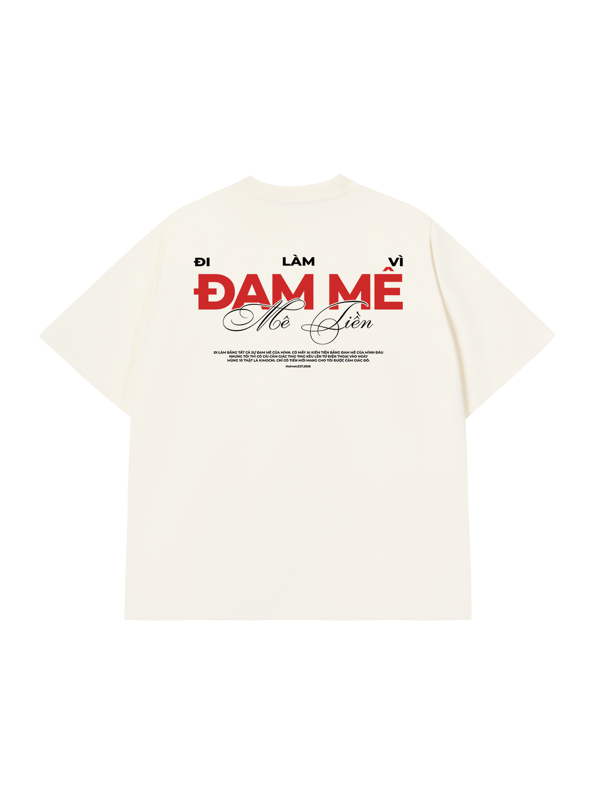 Áo Thun Relaxed Fit Đi Làm Vì Đam Mê