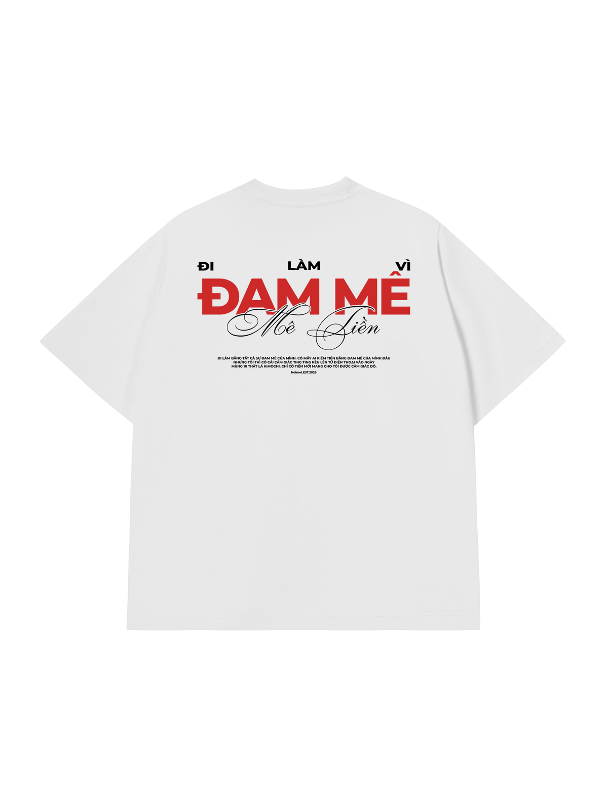 Áo Thun Relaxed Fit Đi Làm Vì Đam Mê