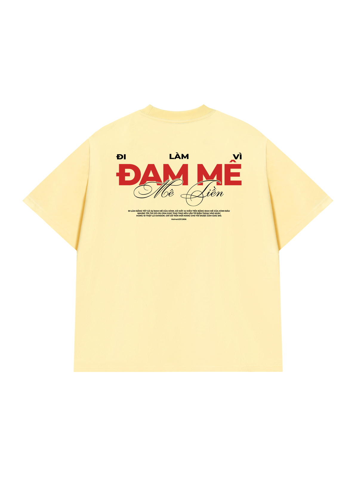 Áo Thun Relaxed Fit Đi Làm Vì Đam Mê