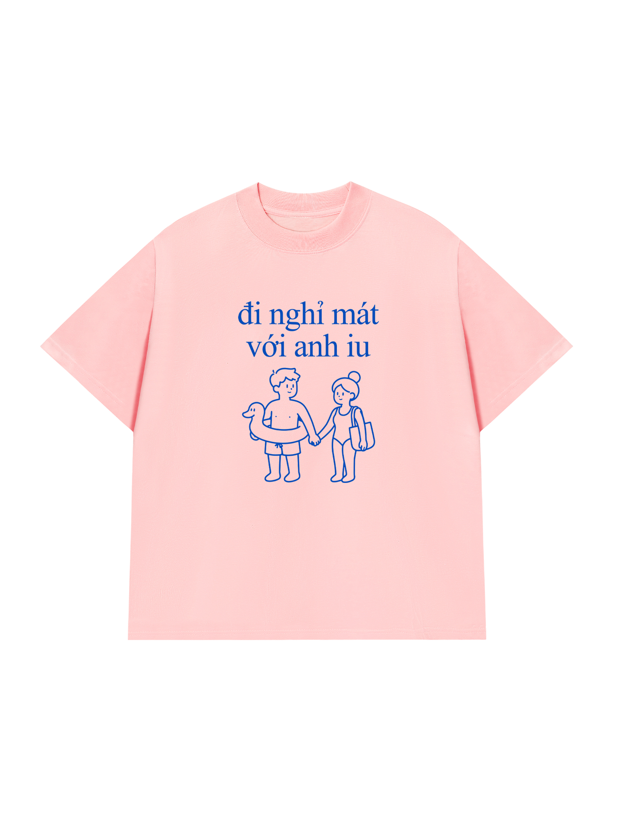Áo Thun Relaxed Fit Đi Nghỉ Mát Với Anh Iu