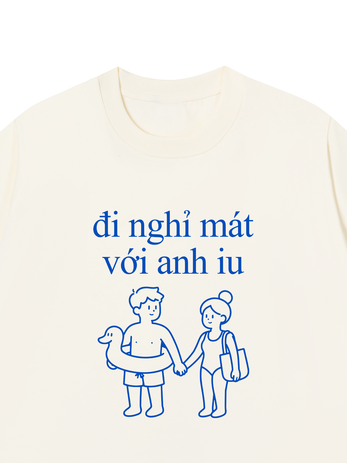 Áo Thun Relaxed Fit Đi Nghỉ Mát Với Anh Iu