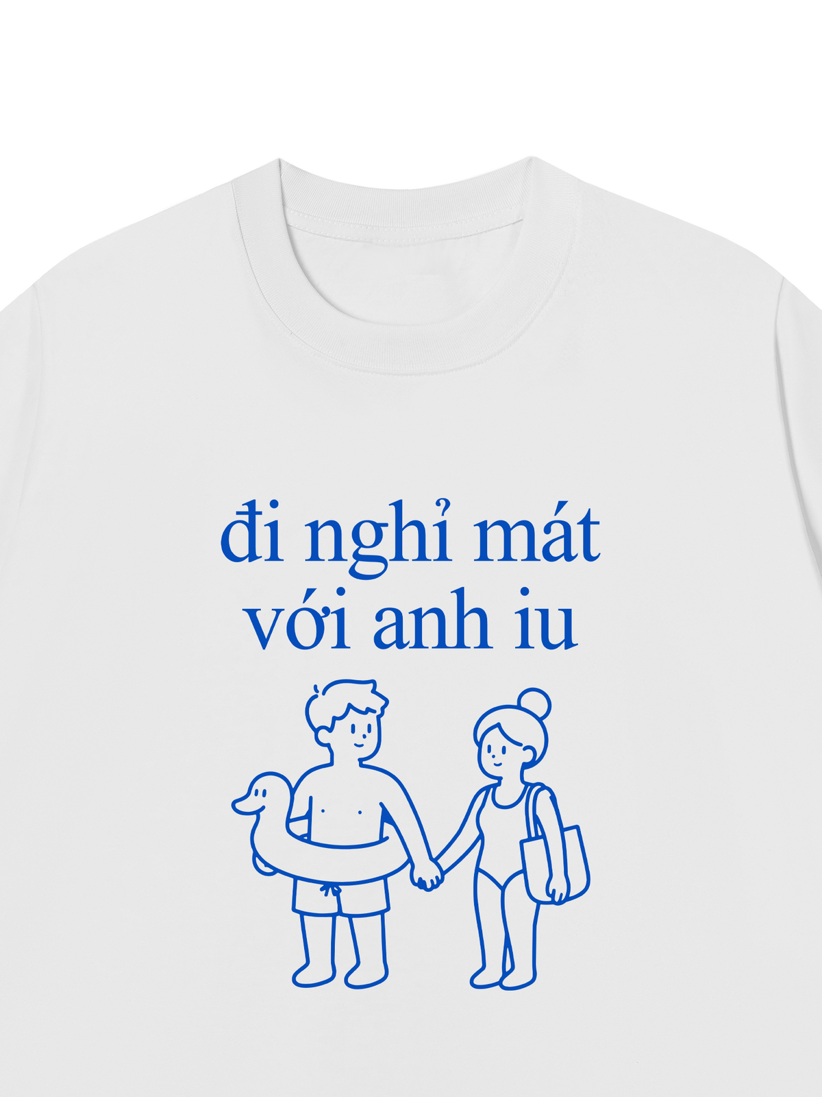Áo Thun Relaxed Fit Đi Nghỉ Mát Với Anh Iu