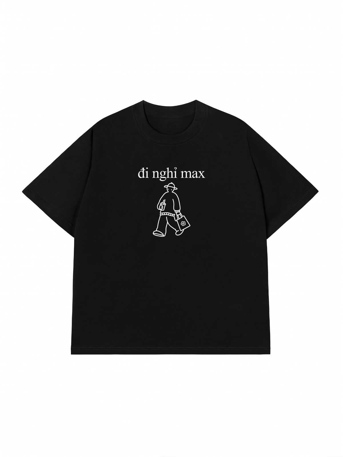 Áo Thun Relaxed Fit Đi Nghỉ Max