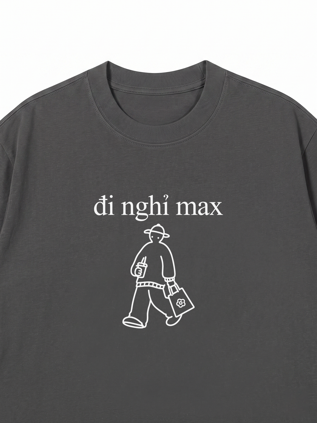 Áo Thun Relaxed Fit Đi Nghỉ Max