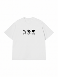 Áo Thun Relaxed Fit Eat Play Love
