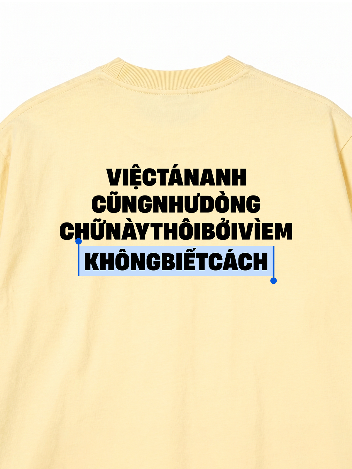 Áo Thun Relaxed Fit Em Không Biết Cách