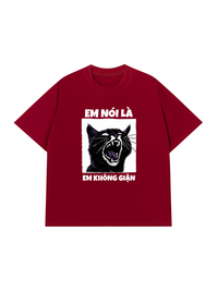 Áo Thun Relaxed Fit Em Không Giận