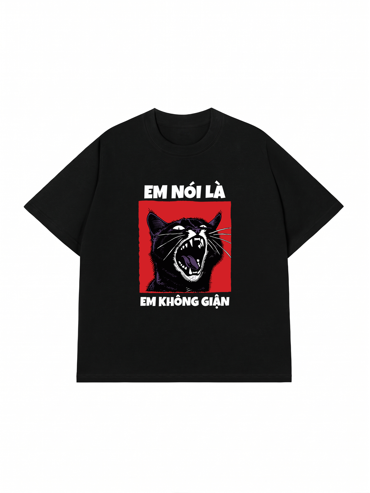 Áo Thun Relaxed Fit Em Không Giận