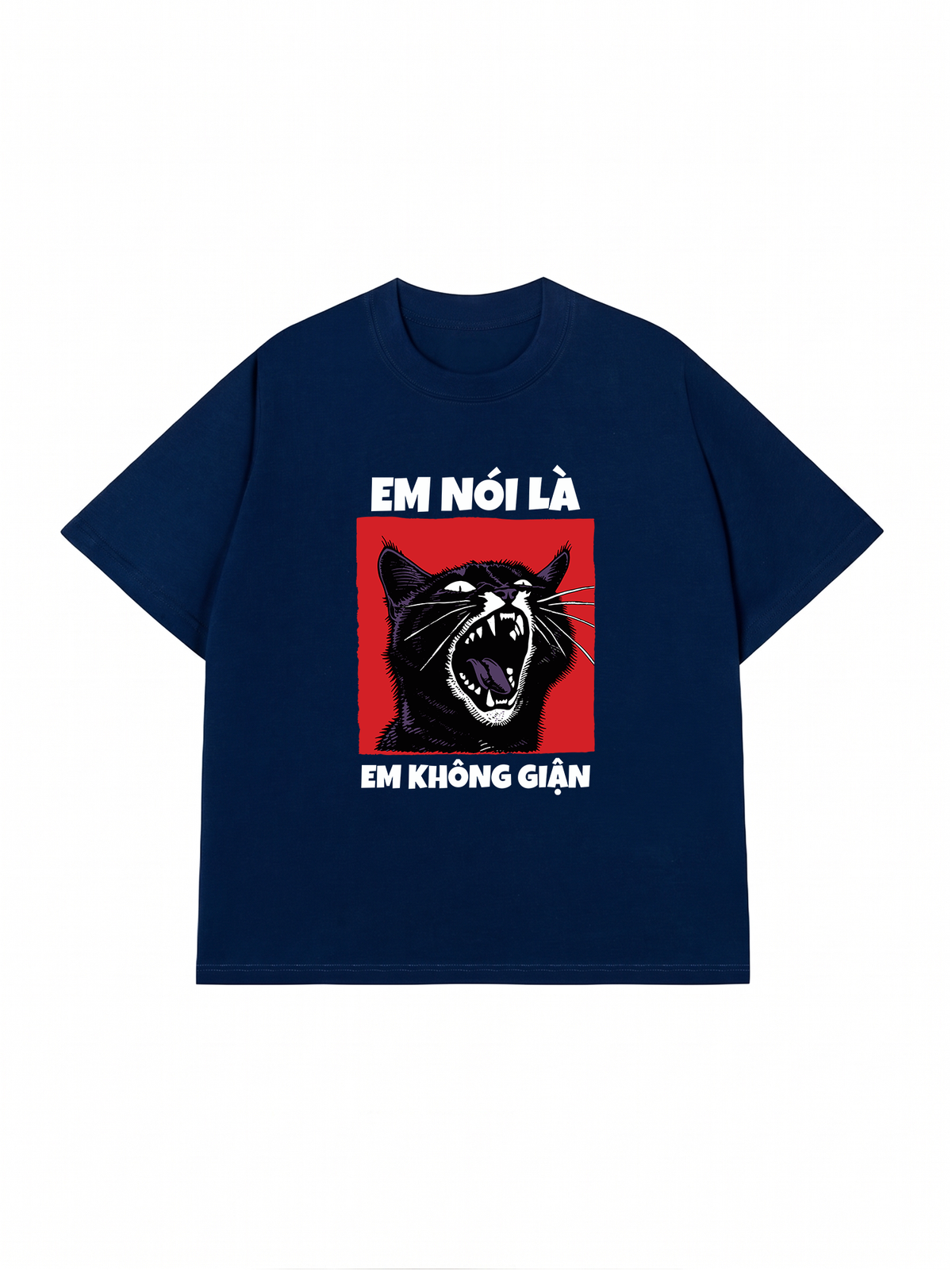 Áo Thun Relaxed Fit Em Không Giận