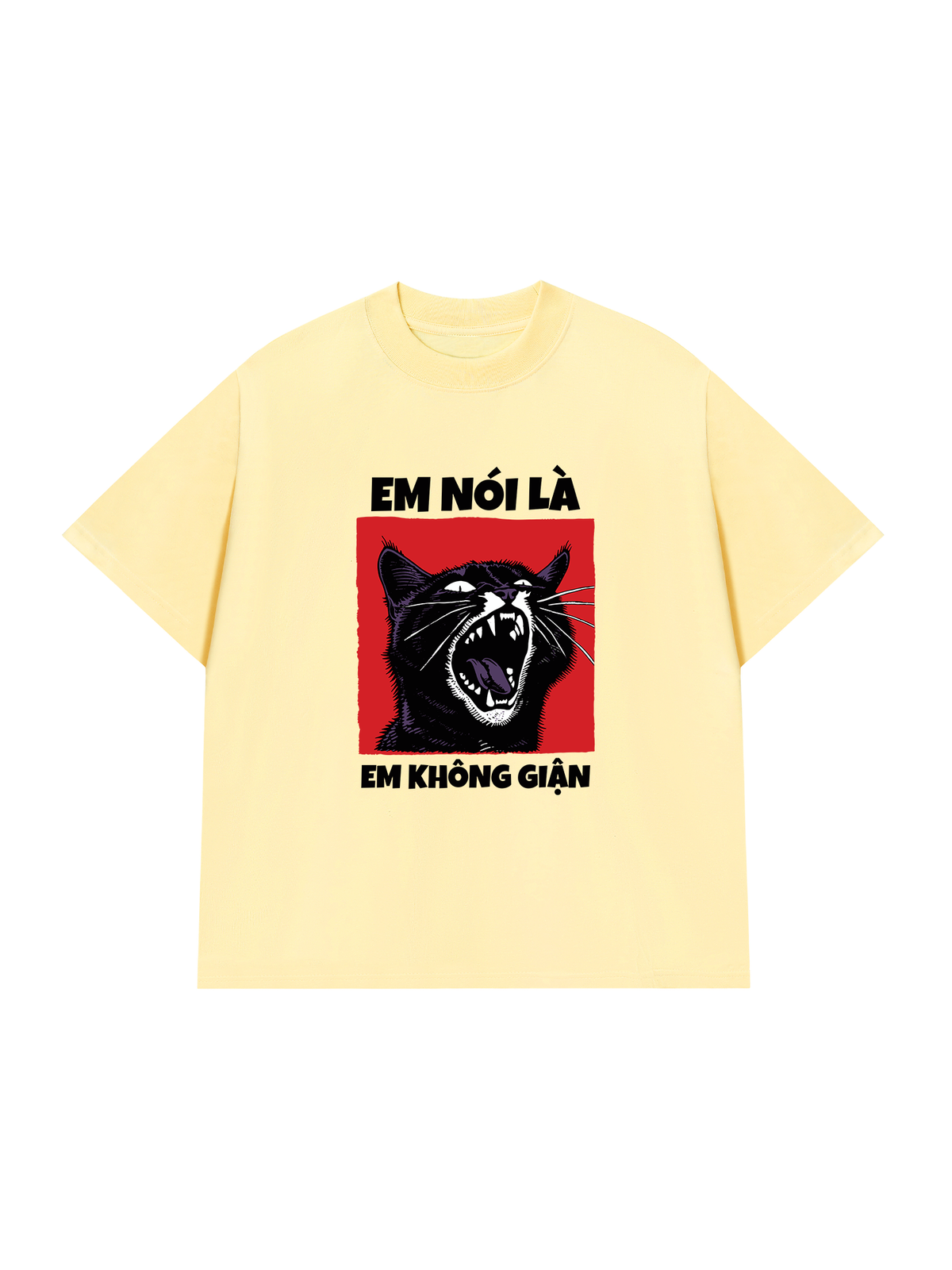 Áo Thun Relaxed Fit Em Không Giận