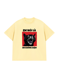 Áo Thun Relaxed Fit Em Không Giận