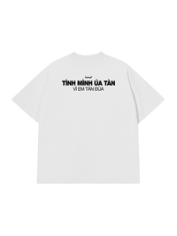 Áo Thun Relaxed Fit Em Tán Đùa