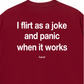Áo Thun Relaxed Fit Flirt As A Joke
