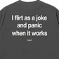 Áo Thun Relaxed Fit Flirt As A Joke